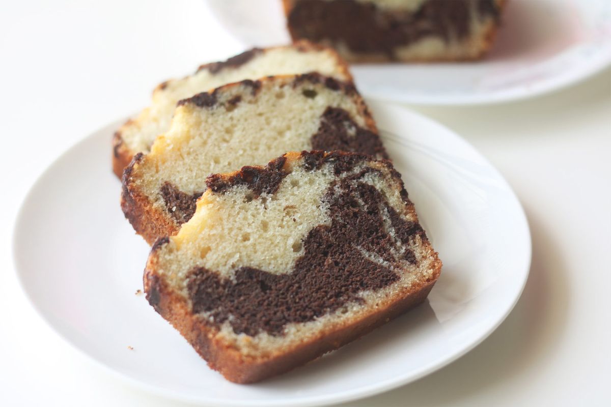 Marble Cake Eggless