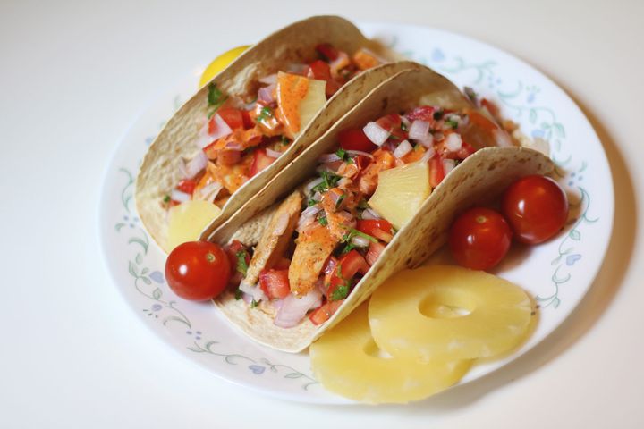 Pineapple Chicken Tacos